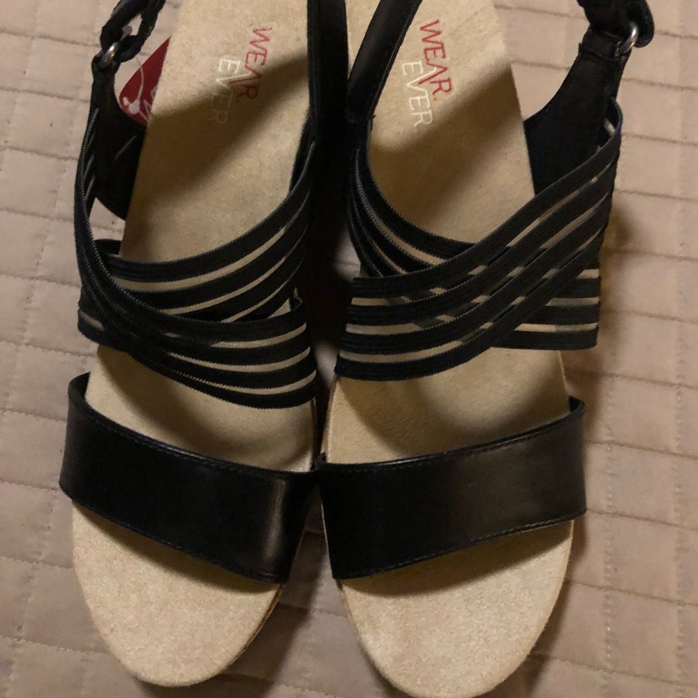 WearEver Bare TrapsApple Wedge Sandals